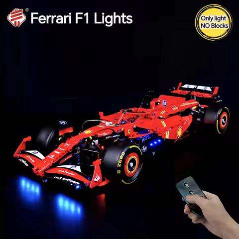 Creative LED Light Set lighting Suitable Compatible For Lego 42207 Ferrari SF-24 F1 Car Building Blo