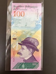 （全新）委內瑞拉🇻🇪100玻利瓦爾紙幣