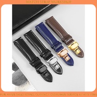 APPLY TO FOSSIL FS5061 FS5237 FS4835 ME3052 Flat Grain Genuine Leather Replacement Watch Strap