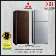MITSUBISHI MR-F62EX 510L 2 DOOR FRIDGE (3 TICKS) + 1 YEAR WARRANTY *INSTALLATION & DISPOSAL AVAILABL