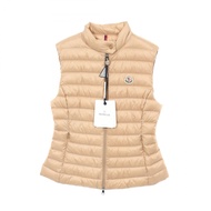 【二手】 MONCLER IGENS 羽絨背心 1A00087597YF2221 米色尼龍羽絨背心 女款 全新