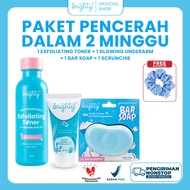 Brighty Multipurpose Exfoliating Toner X Glowing Underarm X Glow & Bright Bar Soap Underarm Brighten