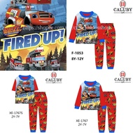 Caluby Boys Cartoon Fashion Nightwear Blaze And The Monster Machine Baju Blaze Ninja Blaze XE-1767S 