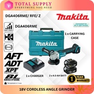 MAKITA DGA406RME | DGA406RFE | DGA406Z 100 mm (4") 18V CORDLESS ANGLE GRINDER 1 YEAR WARRANTY