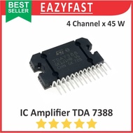 IC Audio Power Amplifier TDA7388 TDA 7388 Transistor Chip Amplifier Active Speaker Sound System HiFi