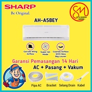 JAKARTA - SHARP AC SPLIT AH-A5BEY 0.5 PK AHA5BEY R32 1/2 PK 5BEY