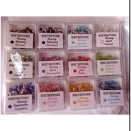 12 Birthstone Rosary necklace ,rosary Birthstone sold 12pcs