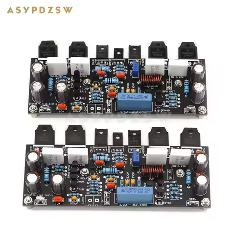2 CH SYM5-3 High Bias Class AB Power Amplifier DIY Kit/Finished board Base on Symasym5-3 Amplifier