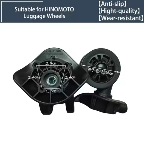 2/4 Wheels Universal Wheels for HINOMOTO BT2-HK Swivel Wheels Luggage Accessories Replacement Trolle