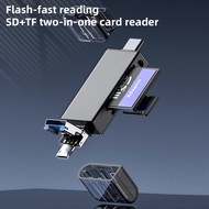 【EVOLVE】Type C 5-in-1 Card Reader OTG USB3.0 Micro SD TF Mini Adapter for iPhone Android Laptop Offi