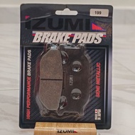 YAMAHA VIRAGO 250 XJ6 FZ6 (FAZER) XJR 400 ~ IZUMI MOTORCYCLE FRONT BRAKE PADS
