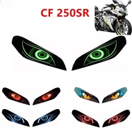 For CFMOTO Cf250sr CF250 SR 250 SR CF Motorcycle Accessories Front Fairing Headlight Guard Sticker H