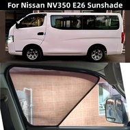 Suitable for NISSAN NV350 E26 car window sunshade,front and side door sun baffle,mesh curtain