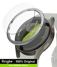 Ringke  Bezel Styling & Glass แก้วสำหรับ [ Samsung Galaxy Watch 7 44mm ] กาวน้ำหนักเบากรอบสแตนเลสฝาป