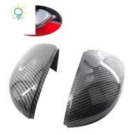 Side Mirror Covers Caps(Carbon Look)Replacement Carbon Mirror Caps For Golf 6 Jetta Mk6 Gtd R20 Exterior Mirror