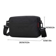 Men's Leacat Postman Bag Small Fashion Functional Crossbody Bag Casual Shoulder Bag Men's Summer