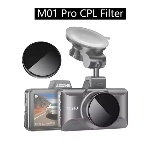 for AZDOME 4K Dash Cam M01 Pro CPL Filter CPL Filter for AZDOME M01 Pro CPL Filter HD Lens Dust Prot