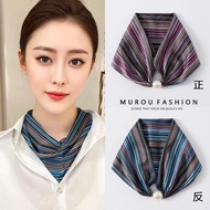 Magnetic Neck Warmer Small Scarf Women 2026 New Triangle Scarf All Season Neck Warmer