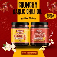CRUNCHY GARLIC CHILI OIL 100% HALAL KELUARAN MUSLIM SAMBAL CHILLI OIL HALAL