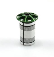 【布魯斯】全新 KCNC 頭碗頂蓋＋前叉上管迫緊器，28.6mm x 38mm，適用碳纖維前叉上管，綠色