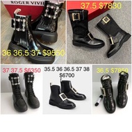 Roger Vivier RV BOOT 靴 size 35.5 36 36.5 37 37.5 38 $6350-$9550 (價錢及size 看相片)