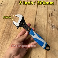 C-mart F0201-08 plastic-coated wrench, 200mm long, opens screws up to 25mm
