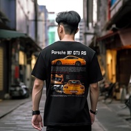COD，Porsche 911 GT3 T-shirt RS FERRARI F40 PINK Porsche 997 GT3 RS Porsche 996 GT3 RS RETRO TEE COTT