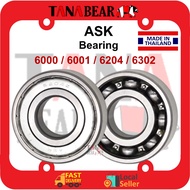 [6000-2RS] [6001-2RS] [6204/Z] [6302/Z] Bearing ASK Good Quality