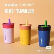 Owala Macaron Coffee Cup Mini 12Oz Silicone Cup With Straw Stainless Steel Thermal Insulation Good-L