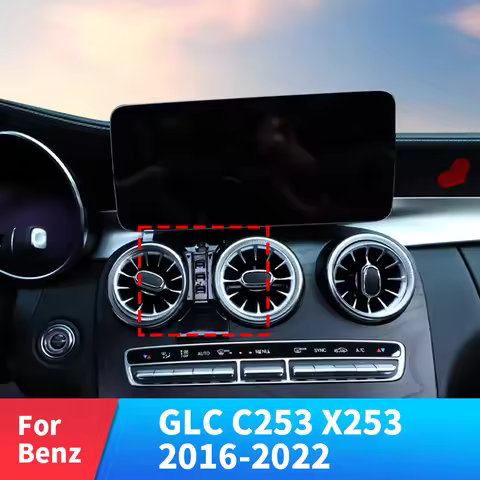 For Mercedes Benz GLC200 GLC260 GLC300 C253 X253 2016-2020 2021 2022 Car Phone Holder Gravity Wirele
