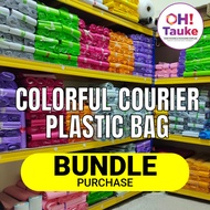 Beg Plastik Kurier Bundle White & Colorful Courier Bag Plastik Postage Parcel Postage Flyers Courier