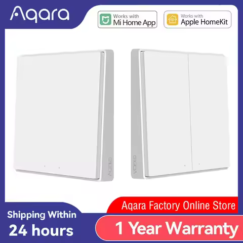 Original Aqara Wall Switch D1 ZigBee Smart Wireless Key Light Button Remote Control Aqara Switch Sup