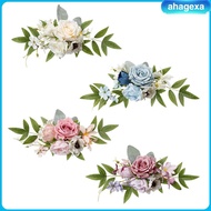 [Ahagexa] PEW Flowers Wedding Ceremony Aisle Lightweight Durable Chair Back Floral Artificial Flower