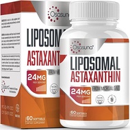 Osasuna Liposomal Astaxanthin 24 MG Supplements, 60 Softgels (No.765)