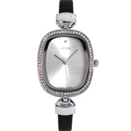 JULIUS JULIUS นาฬิกาข้อมือ OL วินเทจประดับพลอยเทียมแบบเรียบของแท้นาฬิกาผู้หญิงกันน้ำนาฬิกาควอตซ์นาฬิกาผู้หญิงนาฬิกาสายหนัง