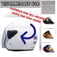 VISOR XDOT G618 CLEAR SMOKE RAINBOW SILVER
