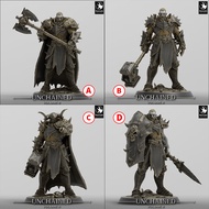 Bộ Mô Hình DND Western Fantasy War Chess Model Wild Beast Warrior Heavy Cavalry Berserker Wild Beast