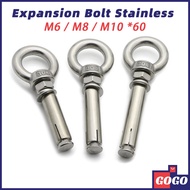 Expansion Bolt 8mm 10mm 6mm Expansion Bolt Stainless 304 Ring Lifting Anchor Eye Bolt Expansion Bolt