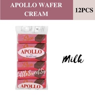 APOLLO WAFER CREAM[12'S*12G] APOLLO CHOCOLATE WAFER CREAM/ APOLLO MILK CHOCOLATE WAFER CREAM [A1011/