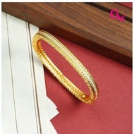 Retro Heavy-duty Design Style Exclusive Geometric Square Bangle Minimalist Light Luxury Clasp Jewelr