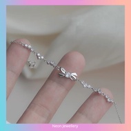 S925 Original Bracelet Bow Bracelet Ribbon Bracelet Silver Bracelet For Woman 925 Silver Bracelet Ge