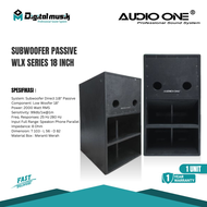 Subwoofer Pasif Wlx-118 Audio One 18 Inch 2000WAT Sound System Lapangan - ORIGINAL - MURAH | DM