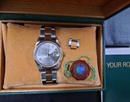 勞力士ROLEX 15203半金款日誌型腕錶 34mm 3135機蕊