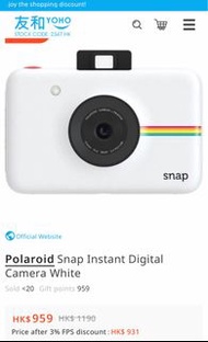 polaroid snap instant print digital camera