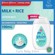 Johnson's BABY LOTION MILK+RICE 100ml - BABY LOTION