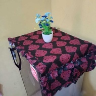 Aesthetic 1-Door Refrigerator Cover, Canvas Fabric, Various Motifs | 2 Pint Refrigerator Cover