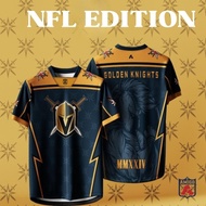 AMIGO NFL Sublimation Microfiber Jersey tshirt Design GOLDEN KNIGHT baju jersi baju jersey viral tik