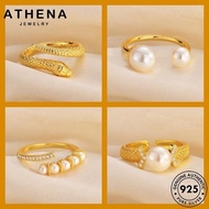 ATHENA JEWELRY Moissanite Silver Perempuan Fashion Women Adjustable Original Ring Cincin Gold 925 Diamond M138