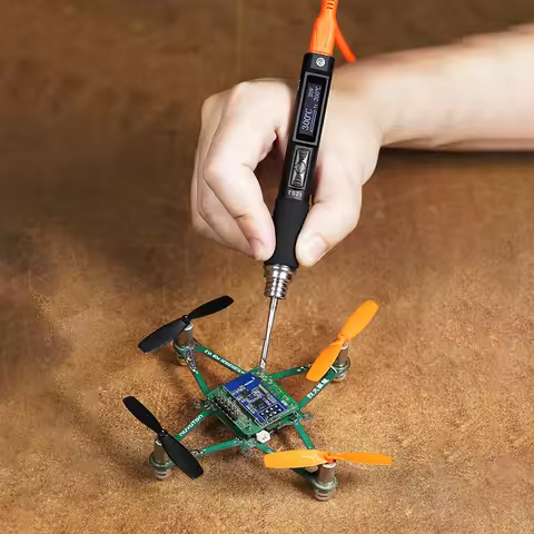 MINIWARE TS21 Portable Soldering Iron 100-450℃ Adjustable Temperature PD100W Precision Repair Tool w