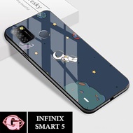 Case Infinix Smart 5 - Casing Infinix Smart 5 Terbaru GRAND88 [ Kartun Astronot ] Silikon Infinix Smart 5 - Case Hp Glosy - Cassing Hp - Softcase Glass Kaca - Softcase Infinix Smart 5 - Kesing Infinix Smart 5 - Kondom Hp - Case Terlaris - Case Terbaru